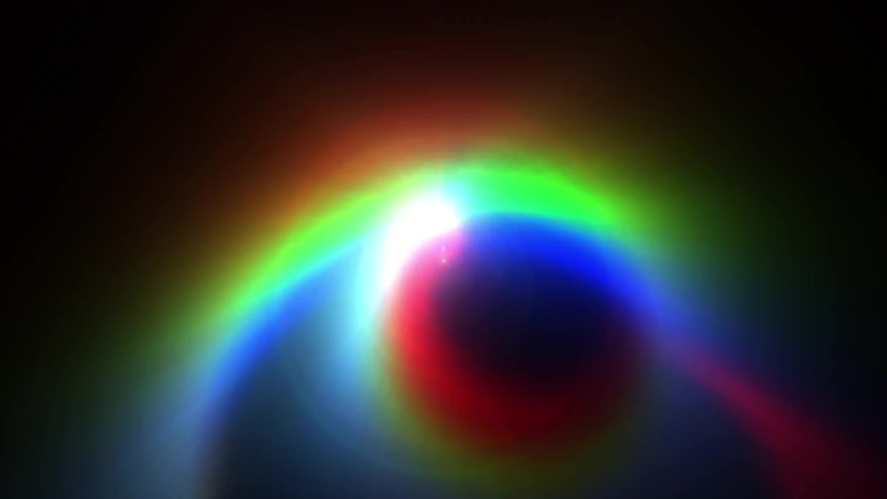 Movimento di sovrapposizione con rivelazione a striscia cinematografica RGB