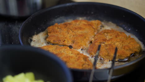 making a delicious homemade meal during the corona virus spread - close up