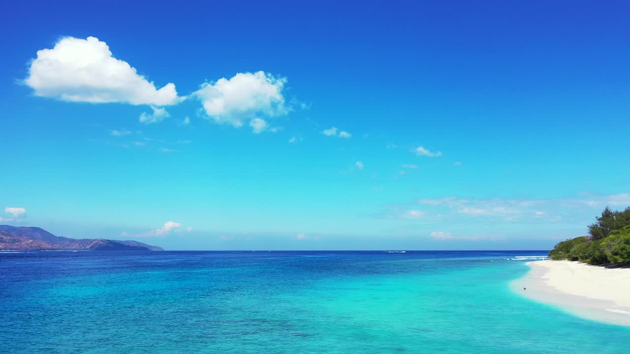 발리 섬의 파라다이스 비치