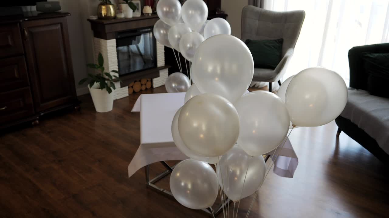 Elegant Wedding Balloon Decor at Bride’s House