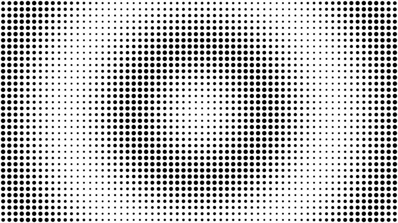 Dot pattern ripple animation background (seamless looping)