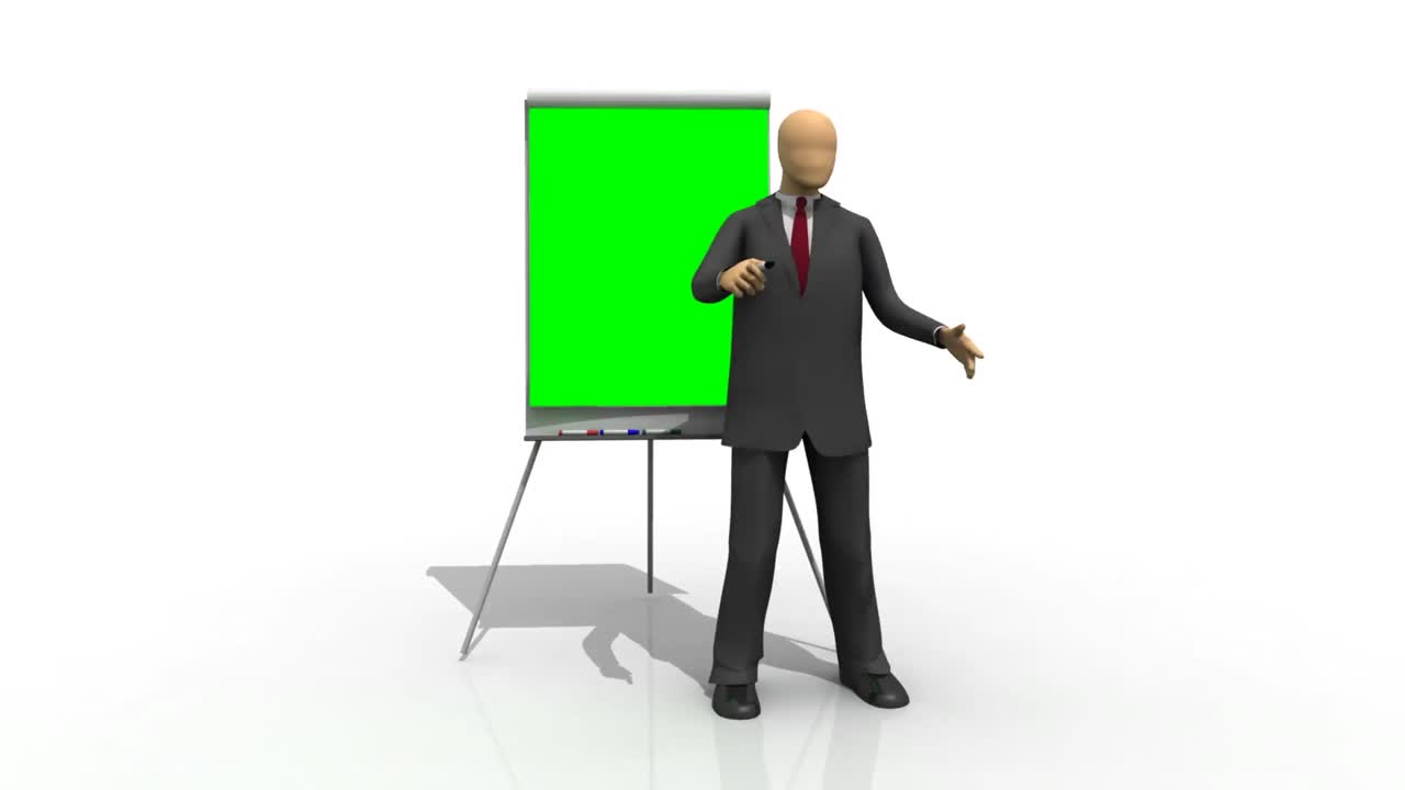 3d맨을 보여주는 애니메이션