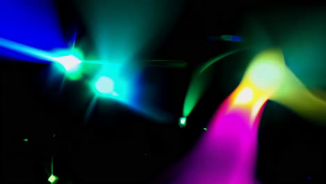 patrones de luz de neón abstractos