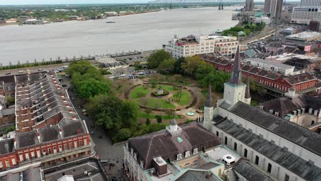 Jackson-Square,-Jax&#39;s-Brewery,-Mississippi-River-Und-St