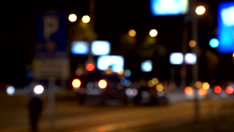 hora de la noche en la ciudad