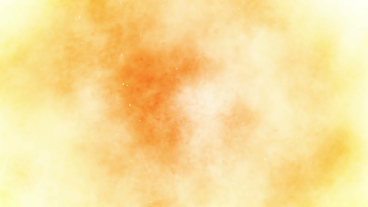 spray de humo de colores. abstract humo vapor soplar fuera. salpicaduras de niebla. tinta de alcohol y acuarela en fondo amarillo. copiar espacio para el texto. animación de bucle.