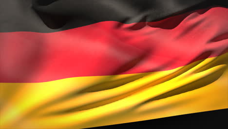 Digitally-generated-germany-flag-waving