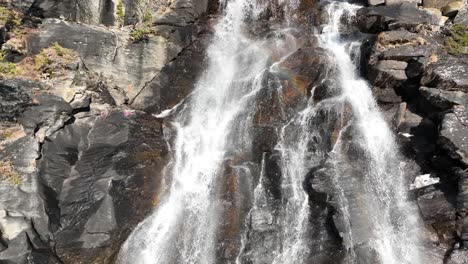 Waterfall-in-mountains.-Outdoor-nature-in-Norway