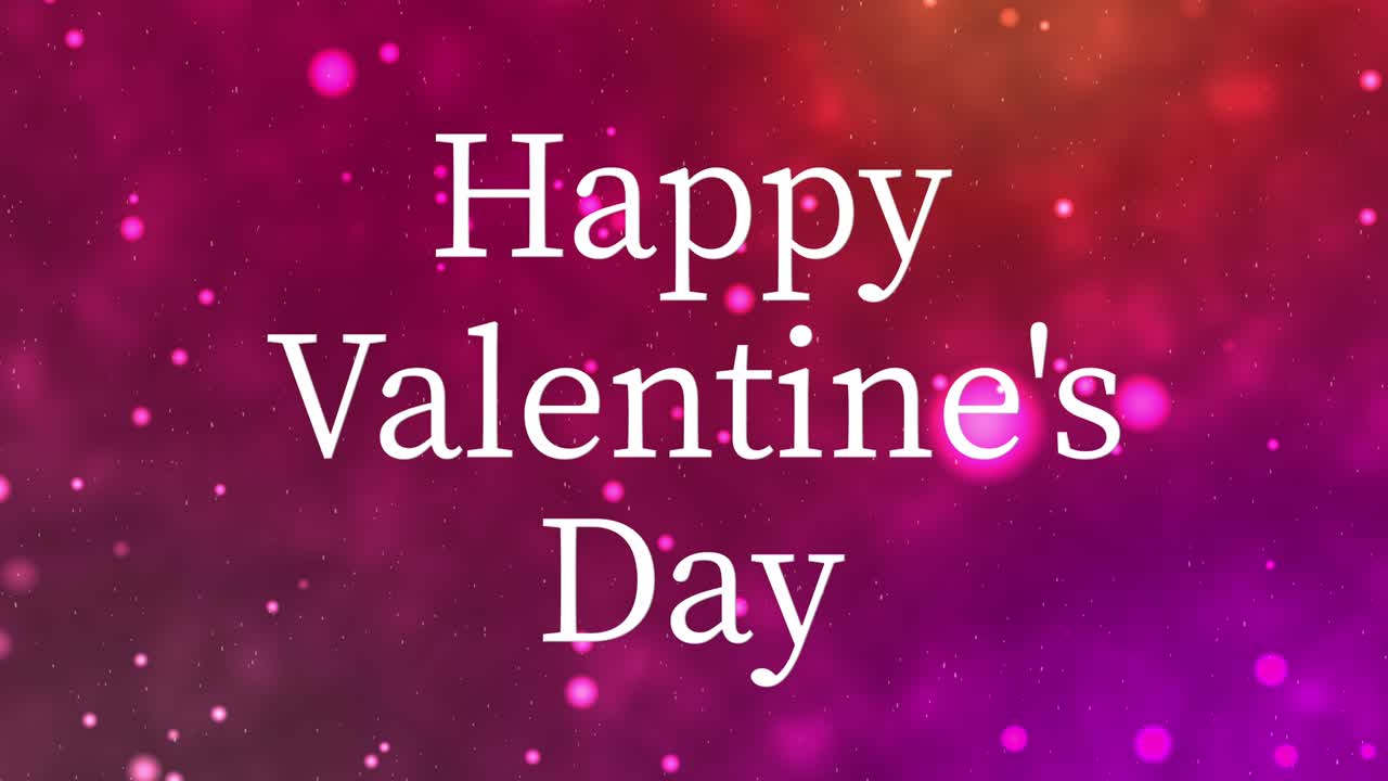 mensaje de valentín texto animación gráficos de movimiento