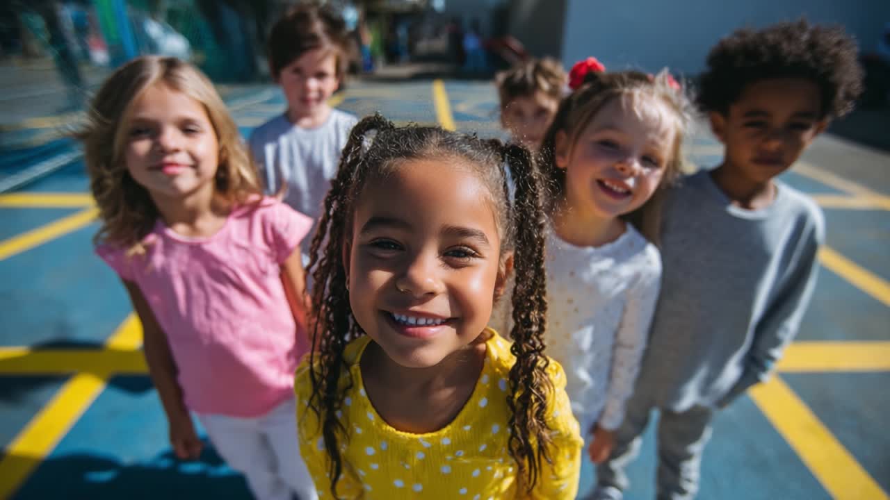 Group of Happy Children