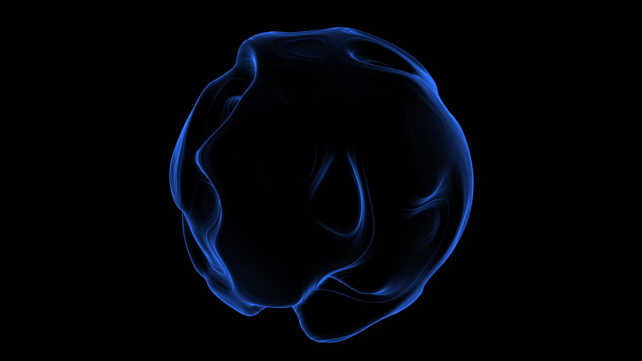 An enigmatic and artistic image featuring black and blue abstract shapes, purpose or meaning is unclear, inviting viewer interpretation and creativity