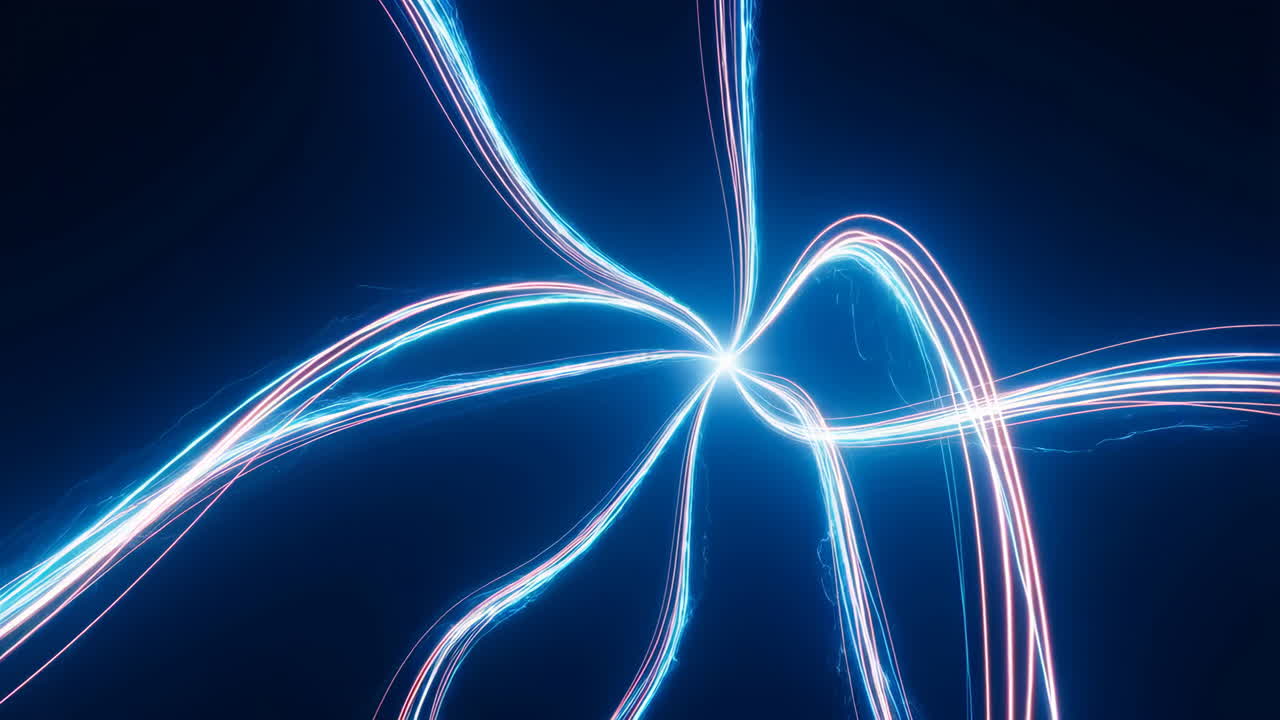 Abstract Energy Light Trails