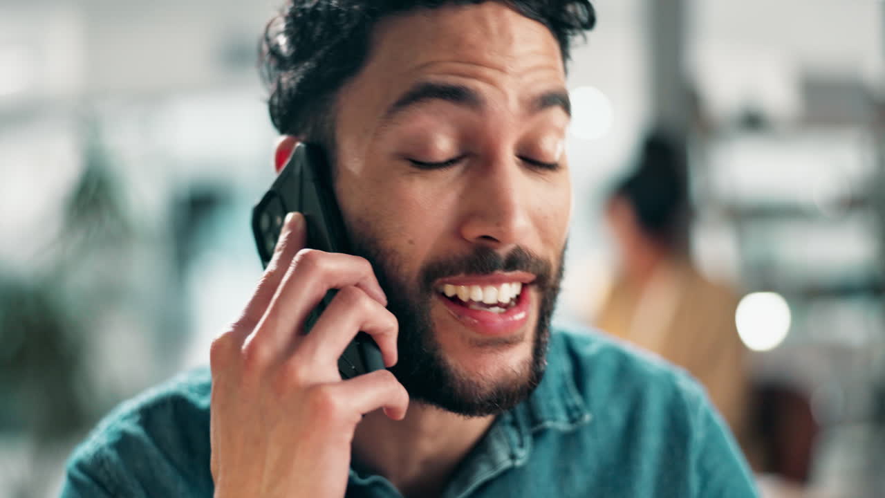 Man talking on his cellphone