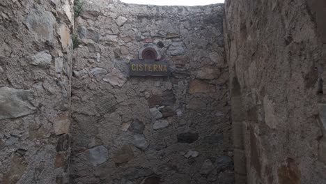 wall pan to the cistern of marvão city and castle