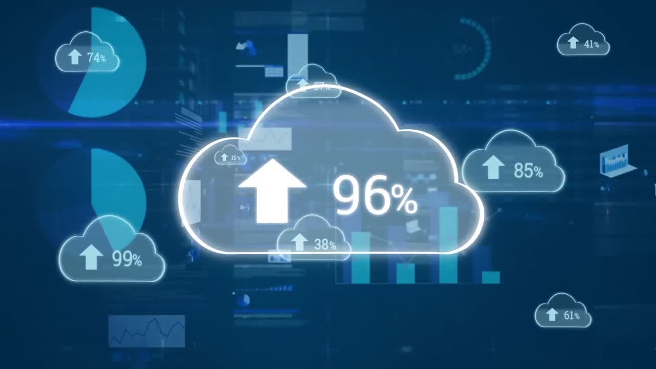 subir nubes de progreso y gráficos