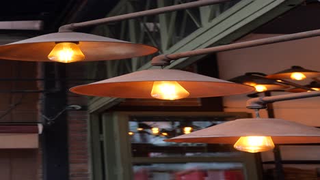 rustic industrial street lamps