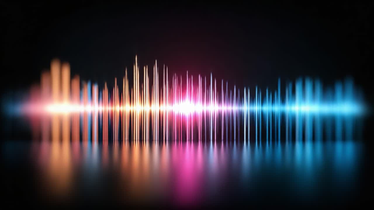 Dynamic Visual Representation of Sound Waves: A Journey Through Vibrant Audio Frequencies and Colors for an Engaging Multimedia Experience