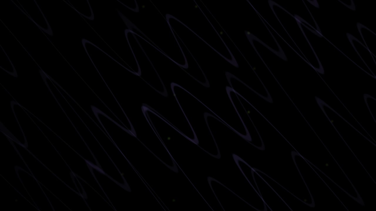 Abstract Dark Background with Moving Wavy Lines