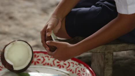 Making-Coconut-Milk