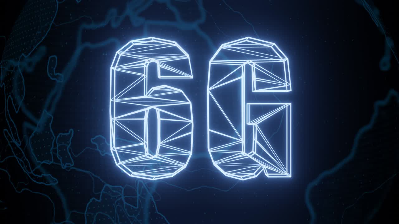 6g conexión de alta velocidad futurista abstracto tecnología digital concepto de fondo, red internet concepto de negocio móvil inalámbrico
