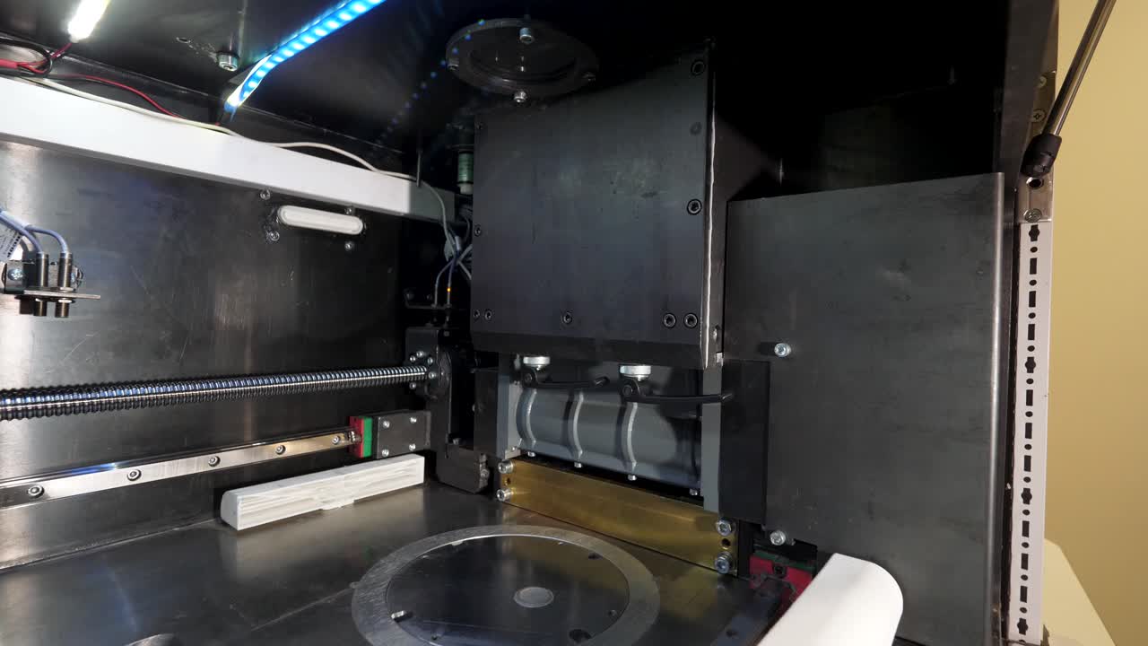 산업 기계의 내부 시각