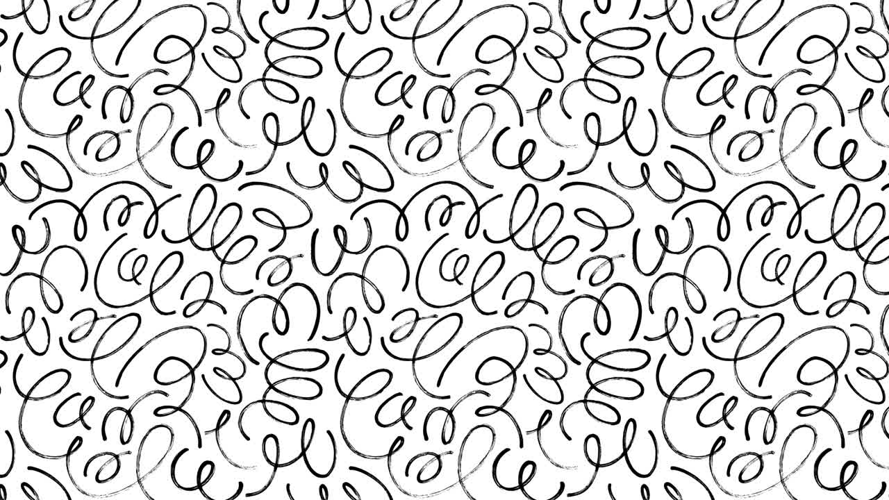 movimiento de parada animado garabateado ruido textura de fondo y superposición, video de stock de bucle infinito de 4k