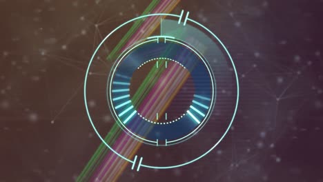 animation of scope scanning over network of connections