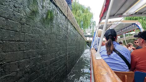 people enjoying a scenic boat ride