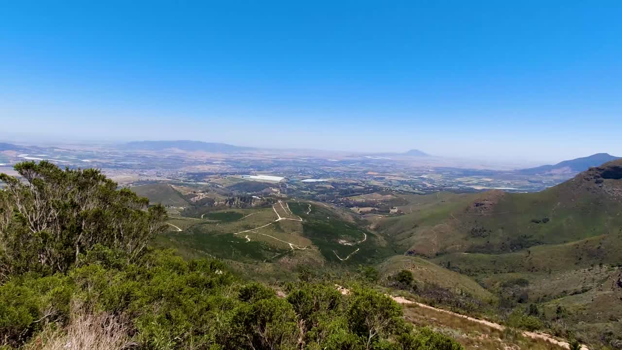 Vista panoramica di Paarl nel Capo Occidentale