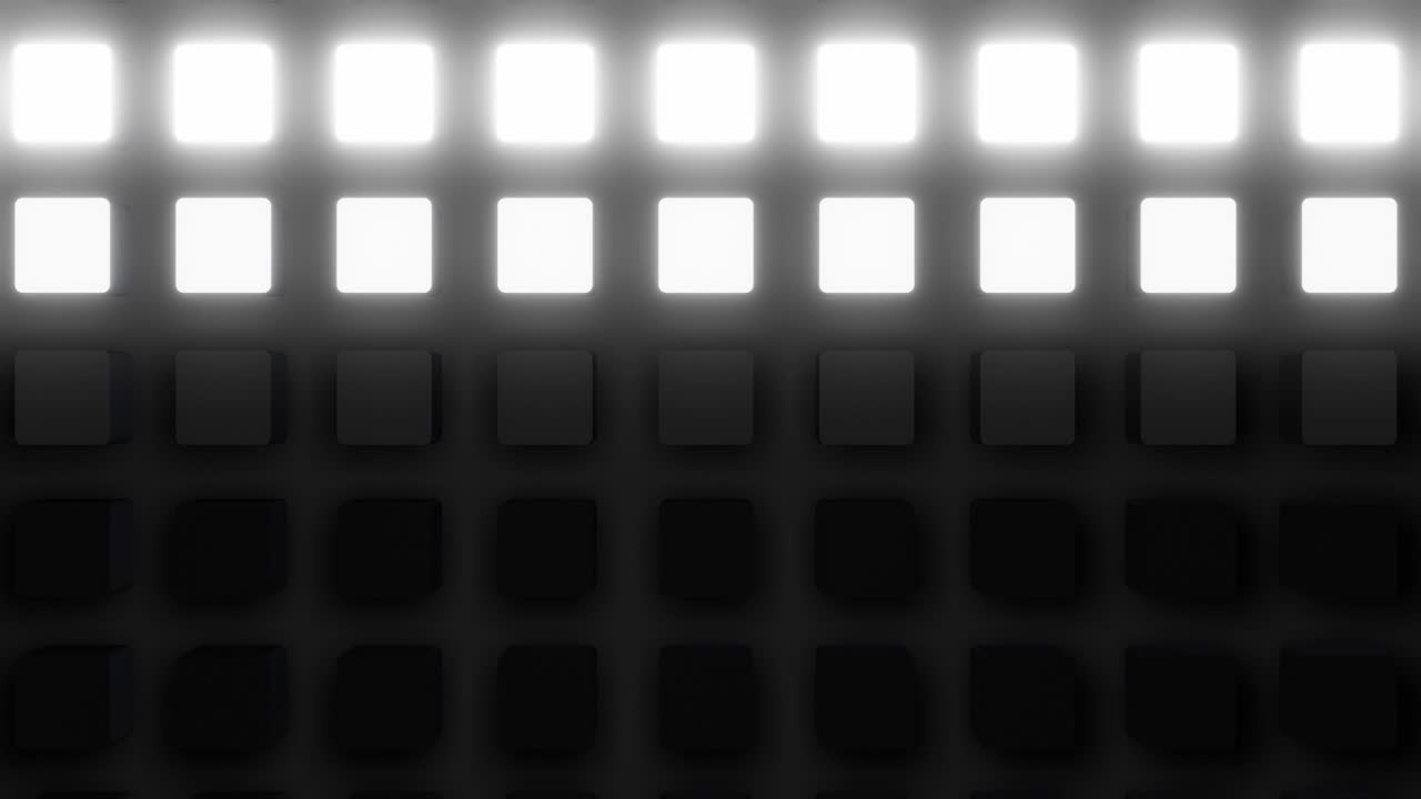 Abstract Grid Pattern with Illuminated Squares