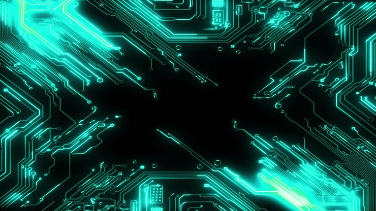 Abstract Tecnologia delle schede a circuiti