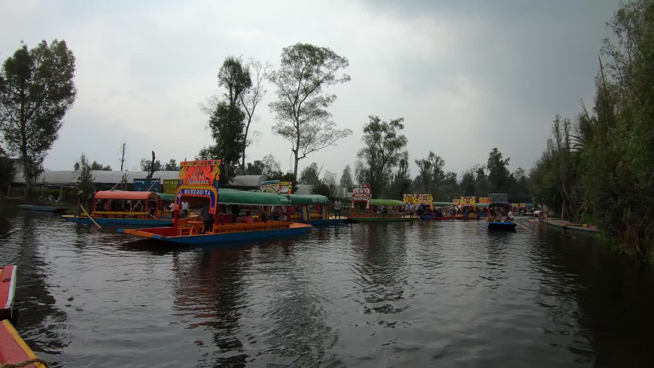 riding in trajineras at xochimilco, mexico city's floating gardens