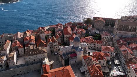 dubrovnik old town aerial view