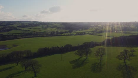 drone footage of the nidderdale countryside