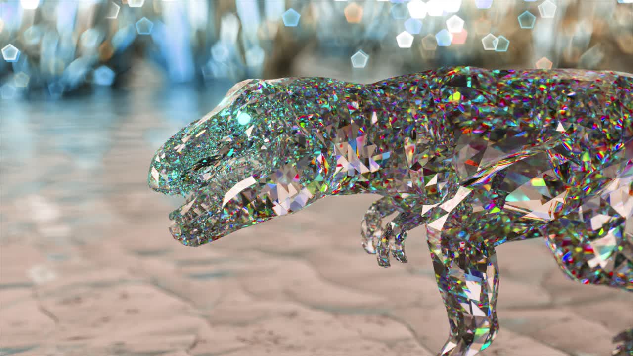 el t-rex de diamante