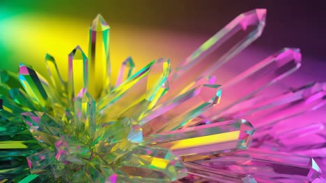 crystals close-up
