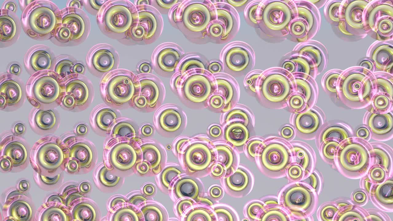 animación abstracta, fondo de la rotación dinámica de los elementos. representación 3d