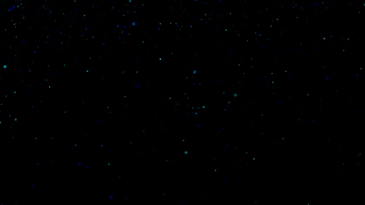Abstract Dust Particles Background. Bokeh Particles Background.Flickering Particles, random motion of particles.