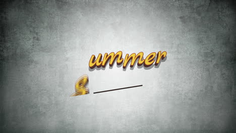 Sommerzeit-Auf-Grauer-Grunge-Textur