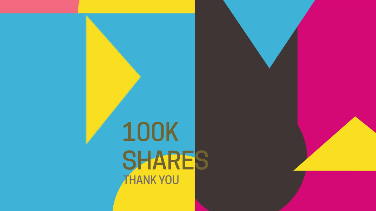 기하학적 디자인으로 구성된 현대적인 커버 템플릿 세트의 모션 그래픽