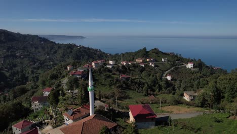 green and blue autumn season surmene trabzon turkey