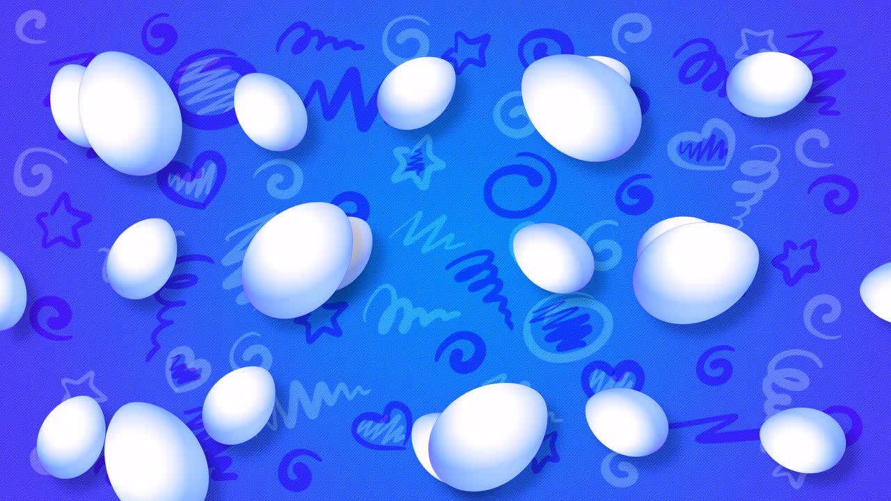 계란과 함께 추상적인 배경