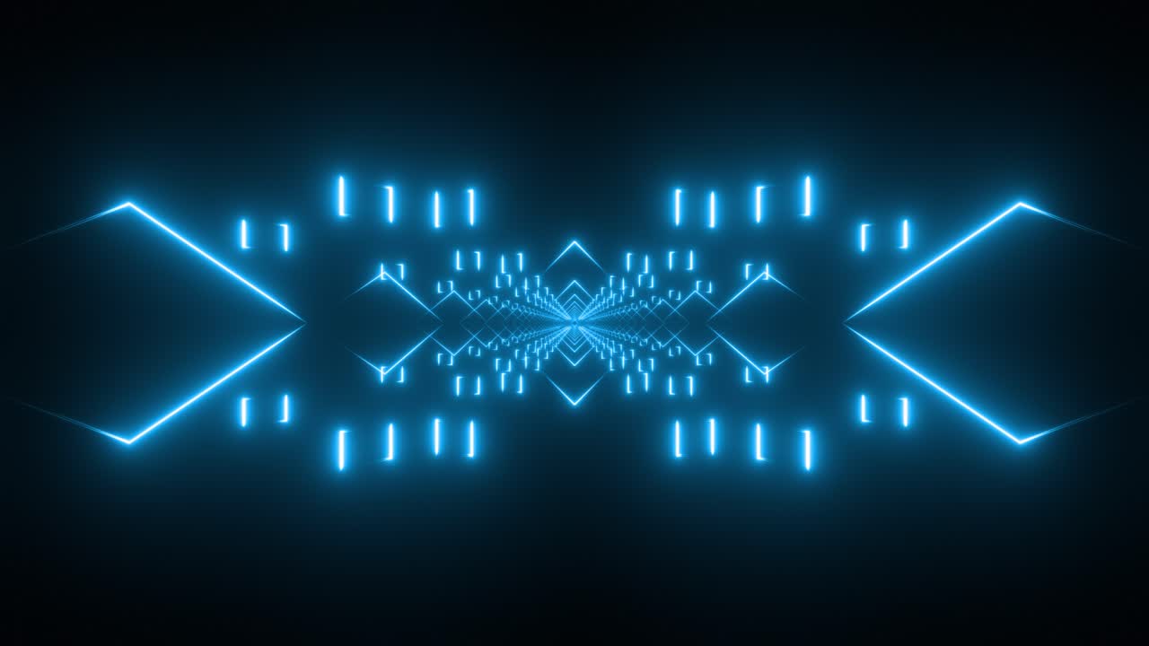 Neon Tunnel Visualizer