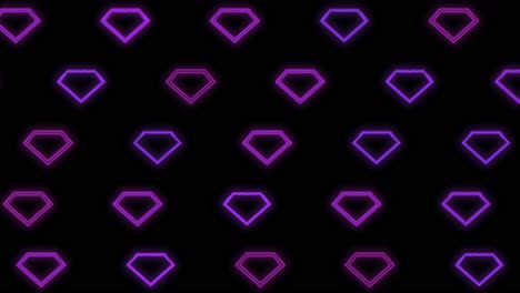 Retro-diamond-pattern-with-purple-neon-effect