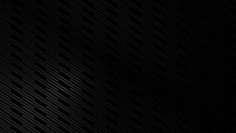4k abstract looped dark background with black blocks like plates, keys or sticks in a rows on plane like light bulbs, running multicolor neon lights. vj loop for beat music, festive show