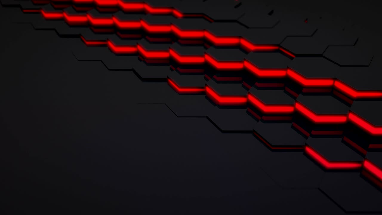 3D Loop Hexagonal Motion Graphic Background