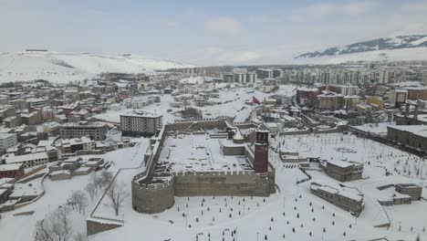 winter historical city