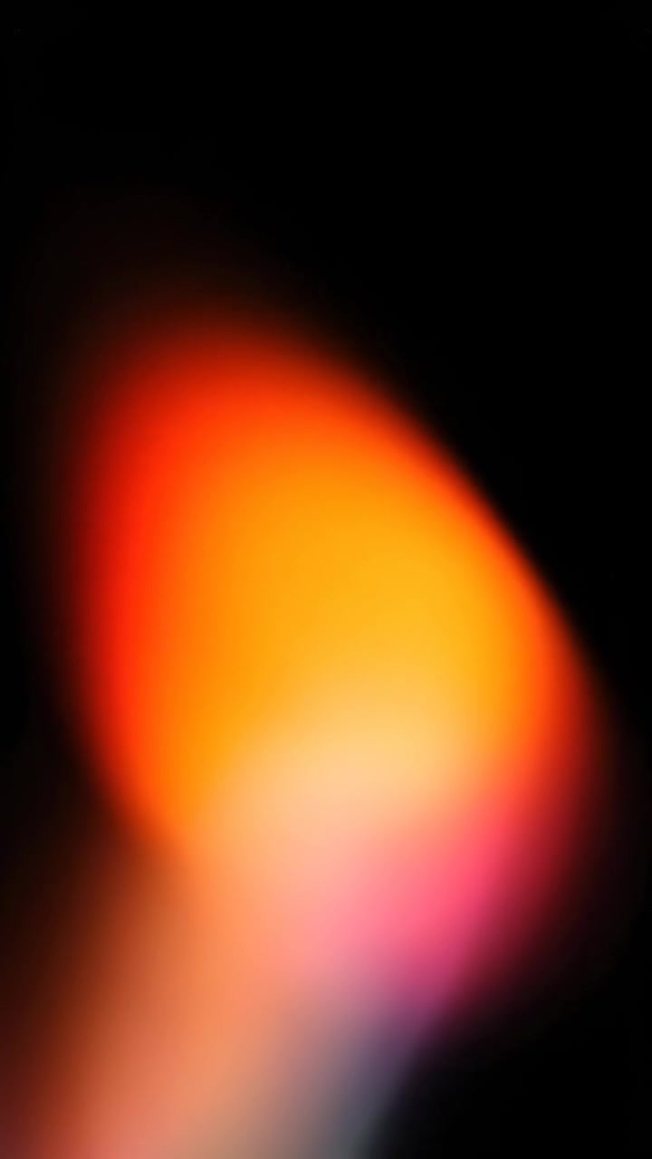 Abstract Blurred Light Glow in Warm Colors