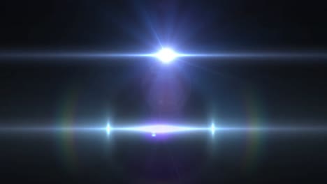 Animation-of-glowing-spot-of-light-over-blue-background