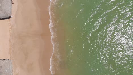 Imágenes-Aéreas-De-Drones-De-La-Bahía-De-Kino-En-Hermosillo-Sonora-México-Durante-El-Día-Soleado---Vista-De-águila